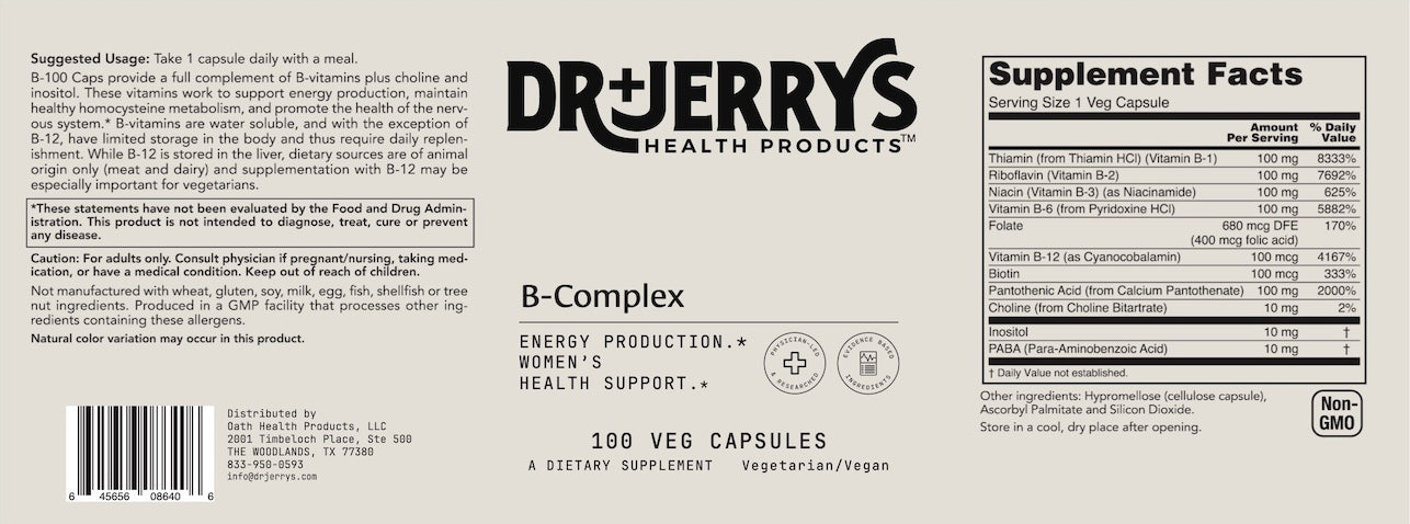Dr. Jerry's PMS Symptoms Bundle (Chaste Berry, B-complex)
