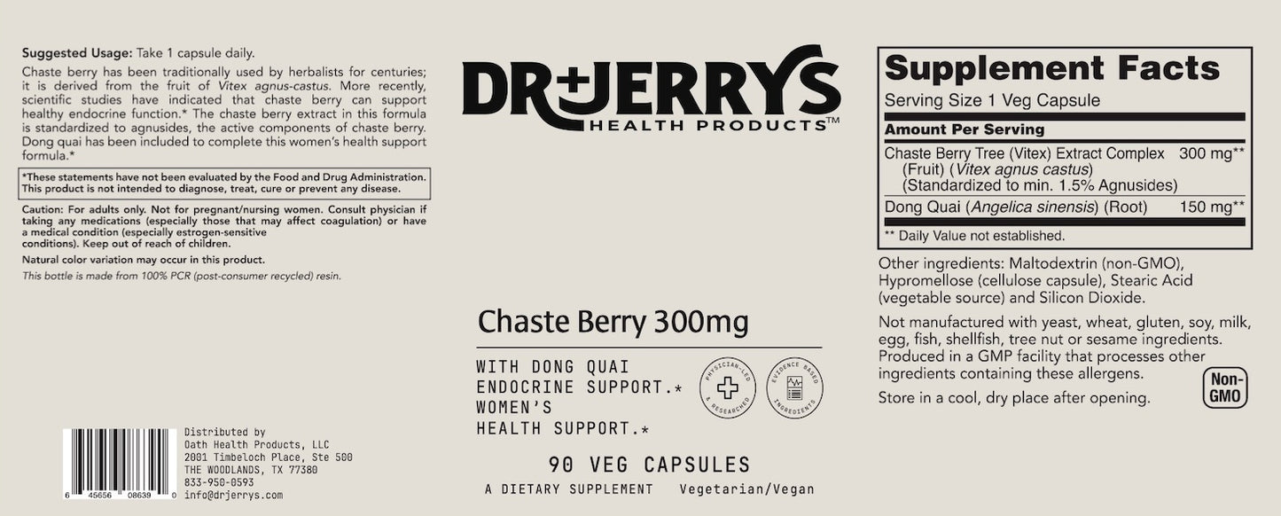 Dr. Jerry's PMS Symptoms Bundle (Chaste Berry, B-complex)