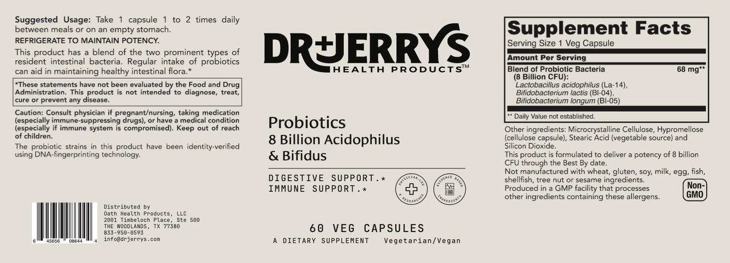 Dr. Jerry's Women's General Health Bundle (Women's multivitamin, Ultra Omega-3, Vitamin D3, Probiotics, B-complex)