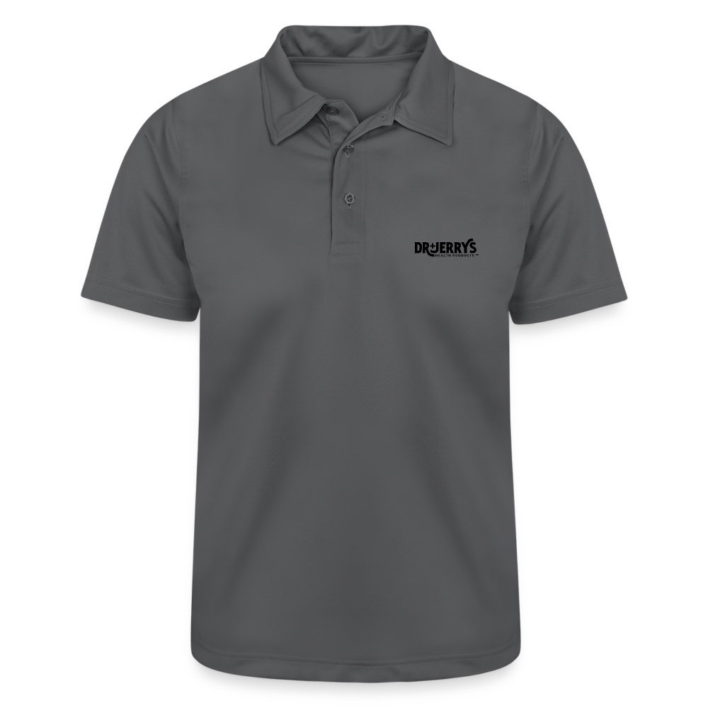 Dr. Jerry's Advanced Moisture-Wicking Polo - graphite