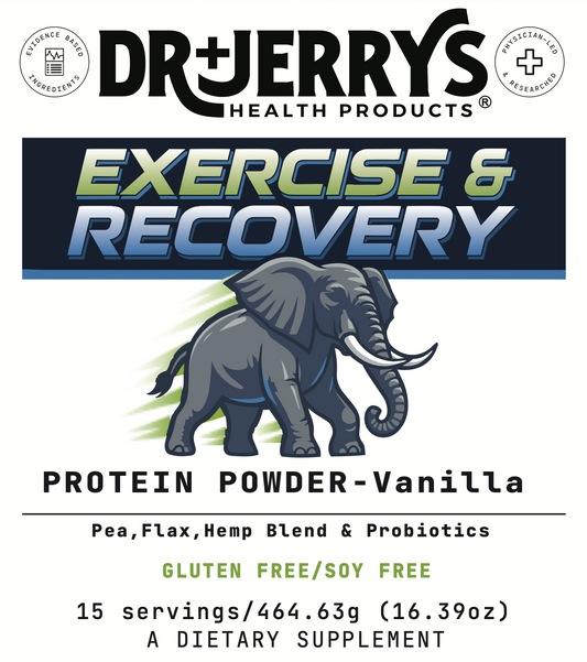 Dr. Jerry's Exercise & Recovery - Protein Powder, Vanilla