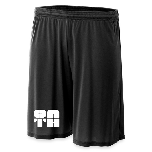 OATH Adult 7" Inseam Cooling Performance Shorts - black