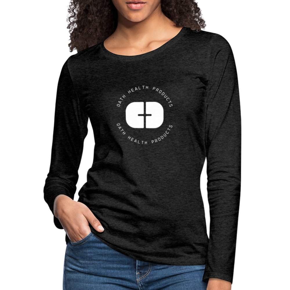 OATH Women's Premium Long Sleeve T-Shirt - charcoal grey