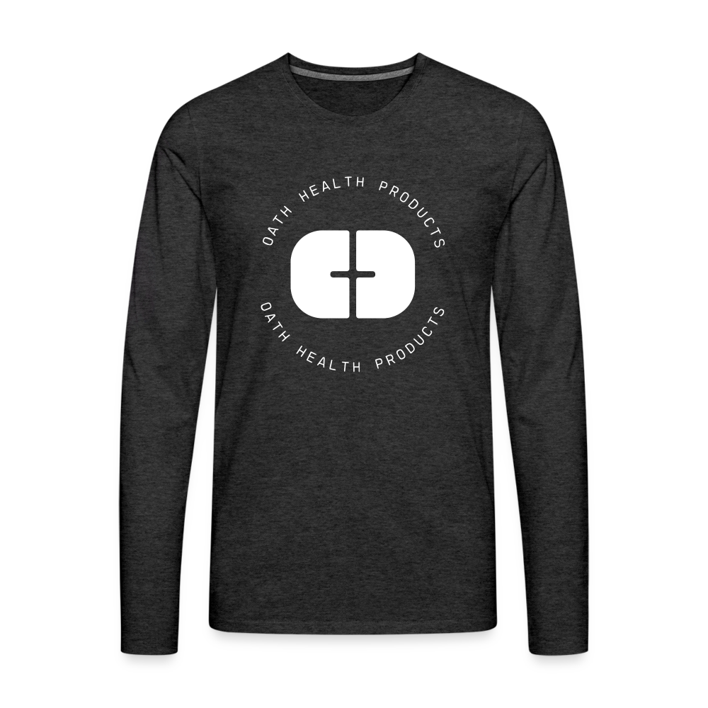 OATH Men's Premium Long Sleeve T-Shirt - charcoal grey