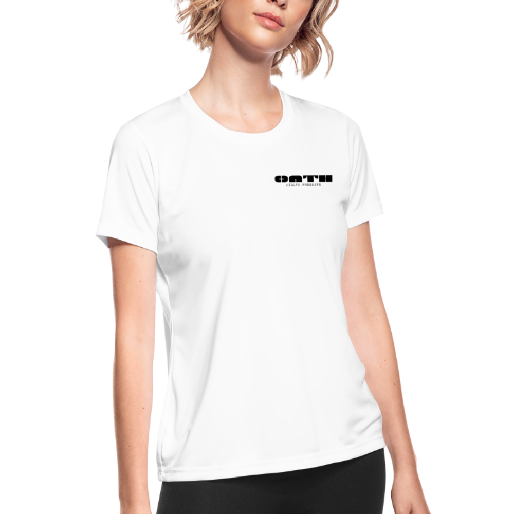 Women's Moisture Wicking Performance T-Shirt White - white