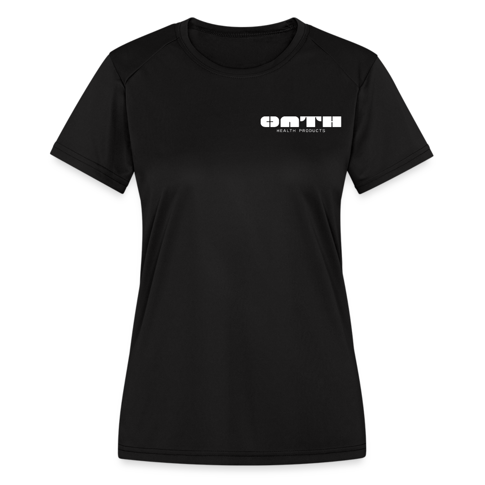 Women's Moisture Wicking Performance T-Shirt - Black - black