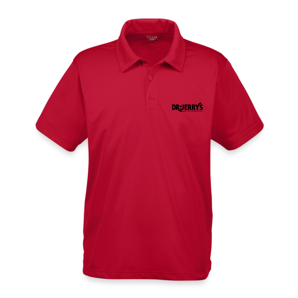 Dr. Jerry's Advanced Moisture-Wicking Polo - Scarlet