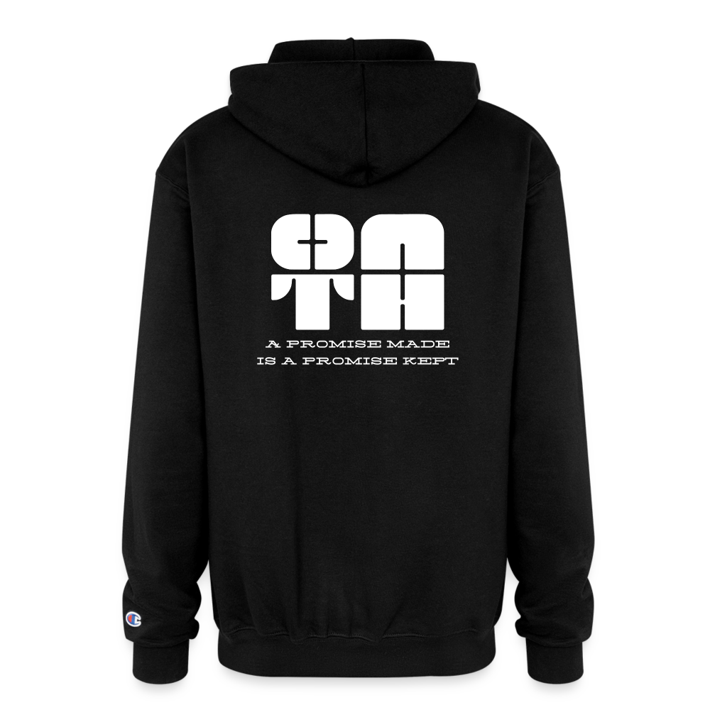 Champion Unisex Full Zip Hoodie - black