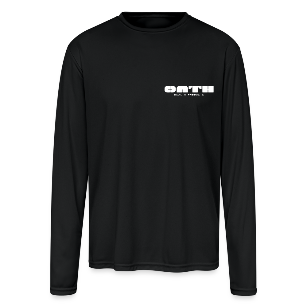 OATH Sports - Men's Moisture Wicking Performance Long Sleeve T-Shirt - black