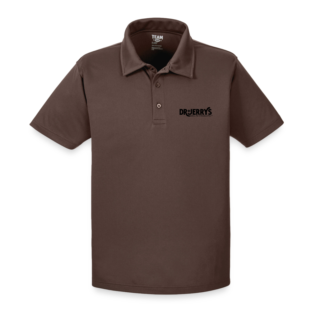 Dr. Jerry's Advanced Moisture-Wicking Polo - dark brown