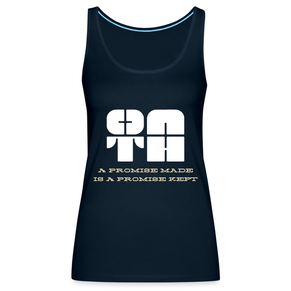 OATH Women’s Premium Tank Top - deep navy