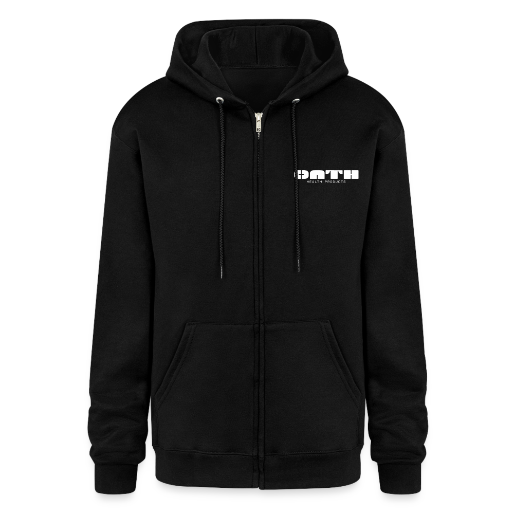 Champion Unisex Full Zip Hoodie - black