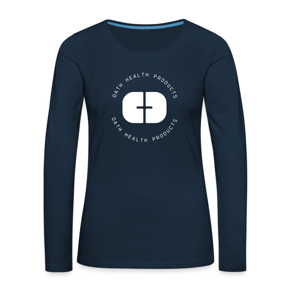 OATH Women's Premium Long Sleeve T-Shirt - deep navy