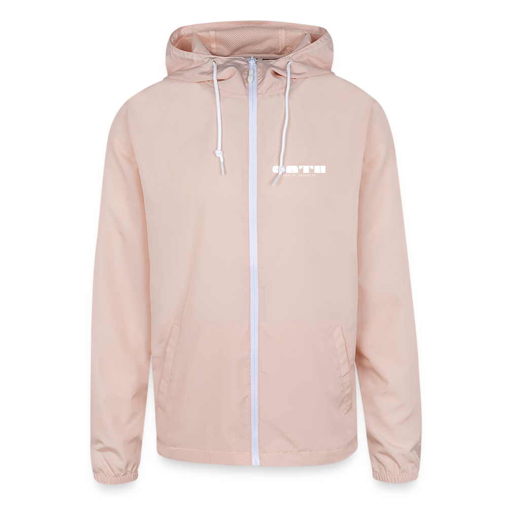 OATH Unisex Lightweight Windbreaker Jacket - blush pink 