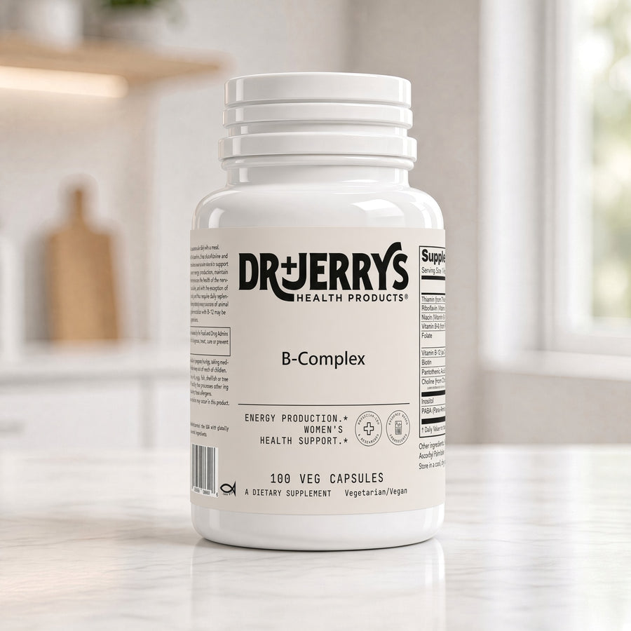 Dr. Jerry's B-Complex, 100 vegan capsules