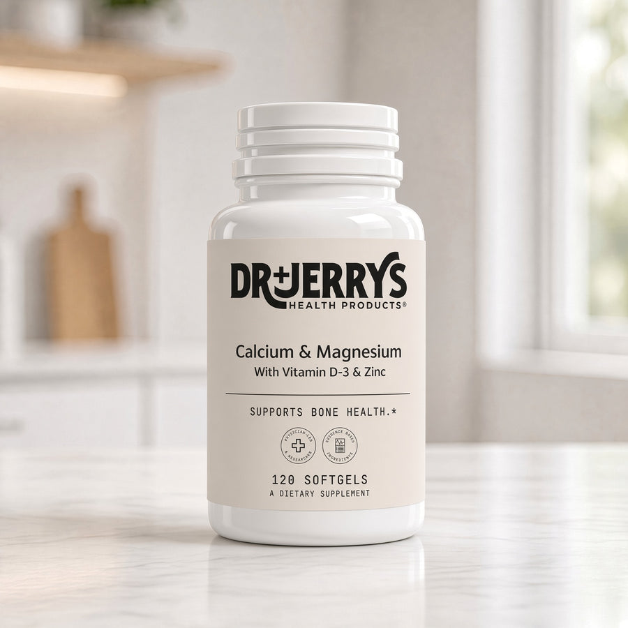 Dr. Jerry's Calcium & Magnesium with D-3 & Zinc, 120 softgels