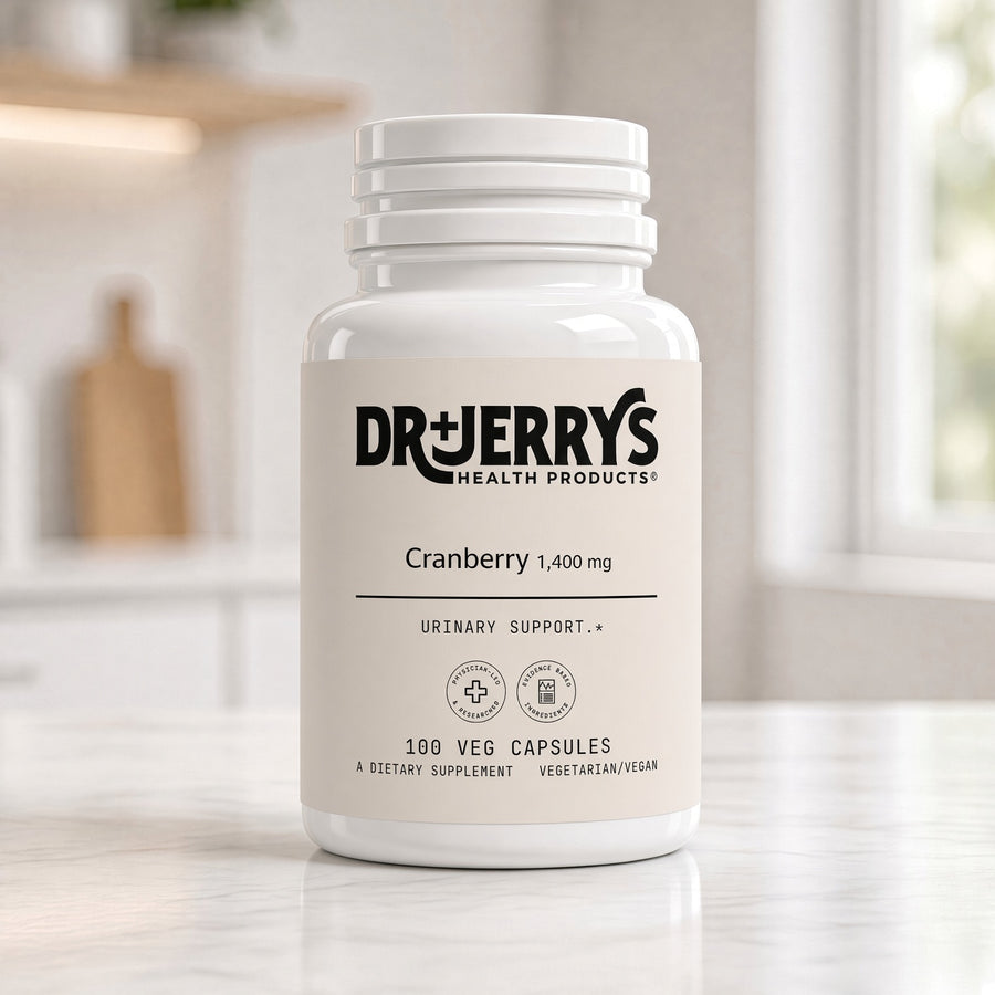 Dr. Jerry's Cranberry, 100 vegan capsules