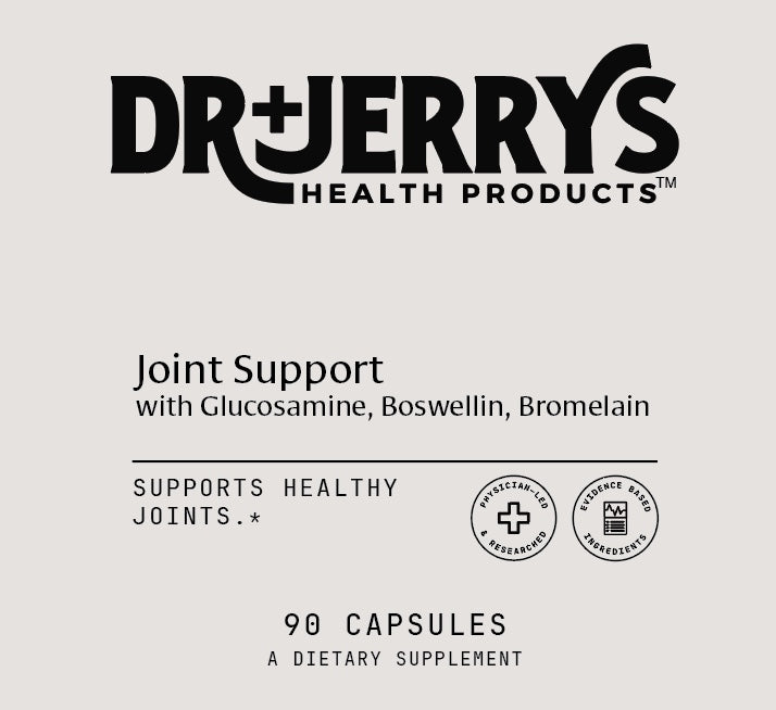 Dr. Jerry's Joint Support with Glucosamine, Boswellin, and Bromelain (90 Capsules)