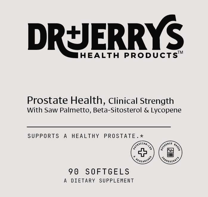 Dr. Jerry's Prostate Health with Saw palmetto, Beta-sitosterol & Lycopene (90 Softgels)