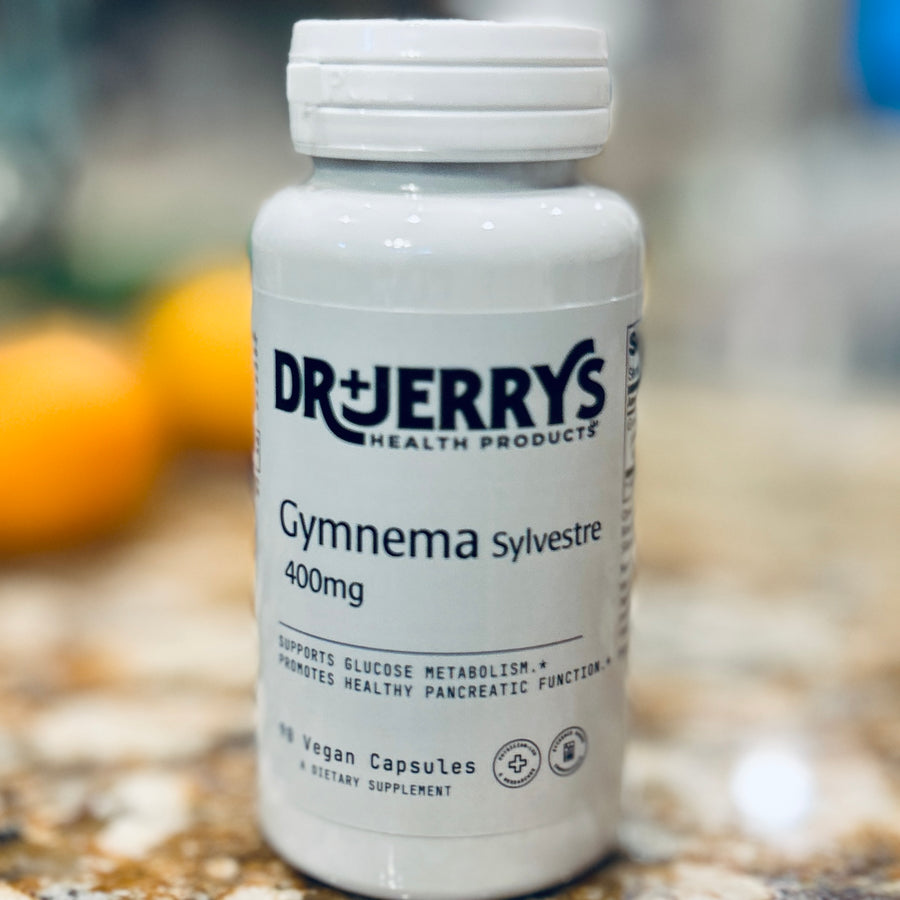 Dr. Jerry's Gymnema Sylvestre 400 mg, 90 vegan capsules bottle