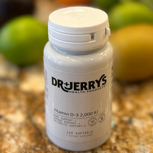 Dr. Jerry's Vitamin D-3 2000 IU (120 Softgels)