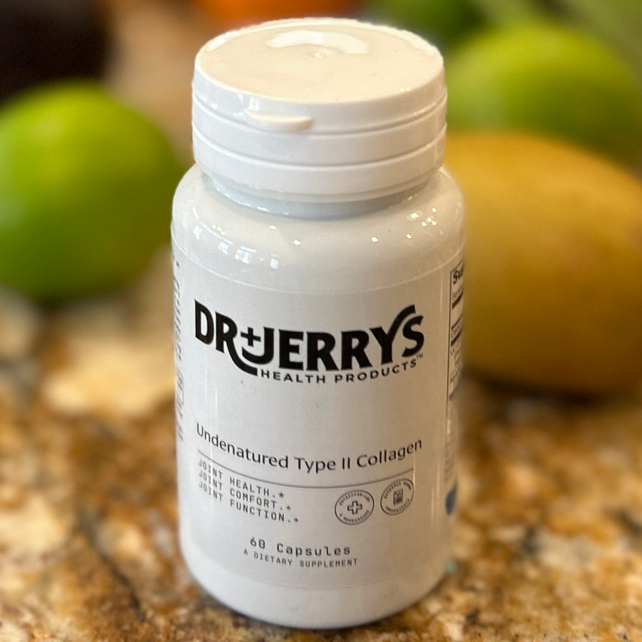 Dr. Jerry's Undenatured Type II Collagen, 60 capsules bottle
