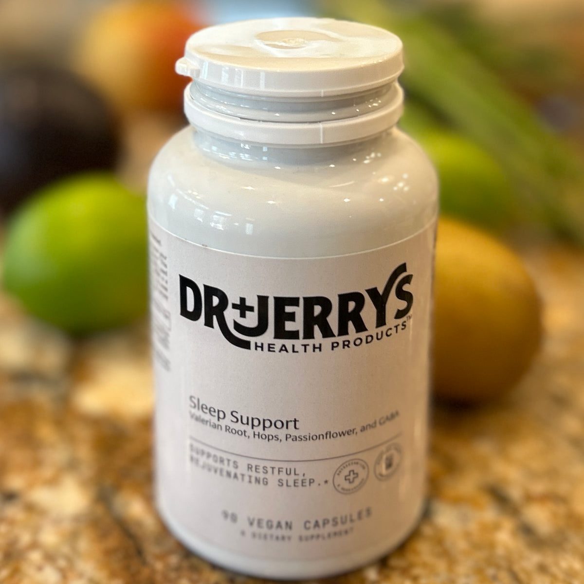 Dr. Jerry's Sleep Support, 90 vegan capsules bottle