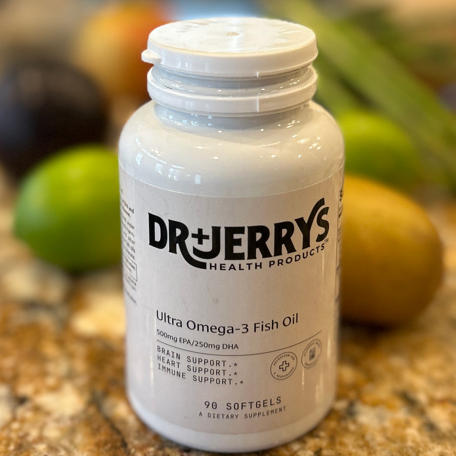 Dr. Jerry's Ultra Omega-3, 90 softgels bottle