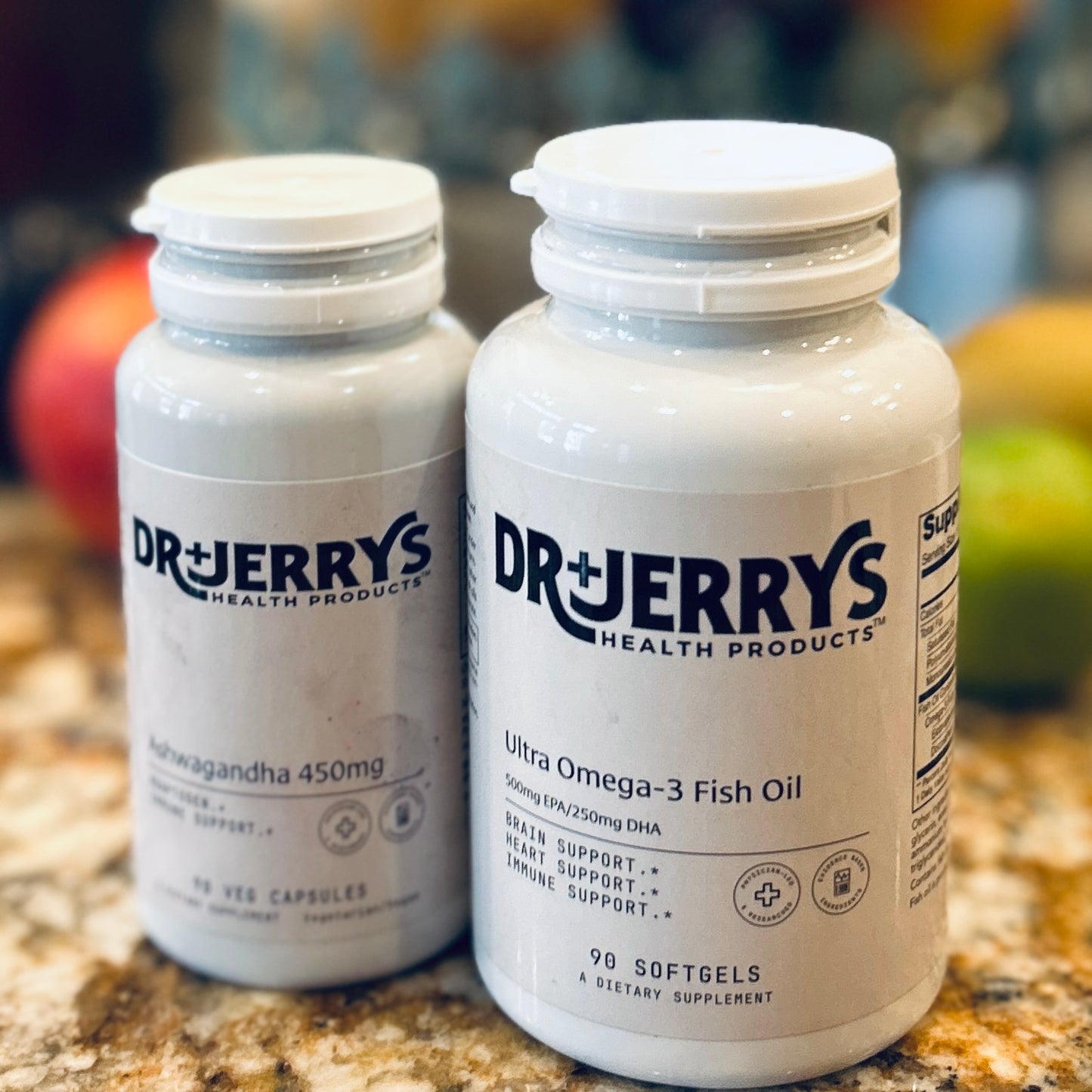 Dr. Jerry's Anxiety Symptoms Bundle (Ashwaghandha, Ultra Omega 3)