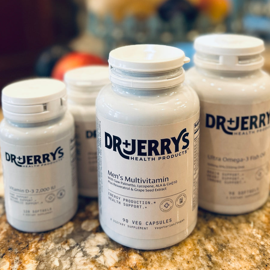 Dr. Jerry's Men's Daily Foundations bottle