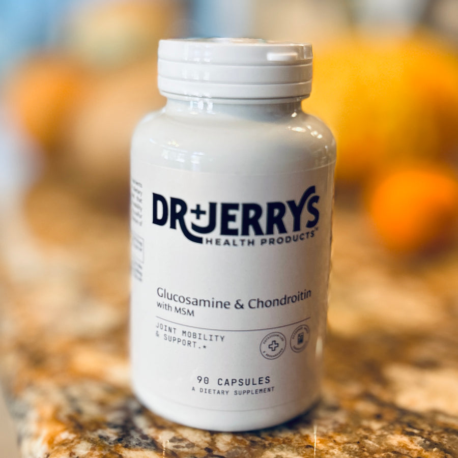 Dr. Jerry's Glucosamine & Chondroitin with MSM, 90 capsules bottle