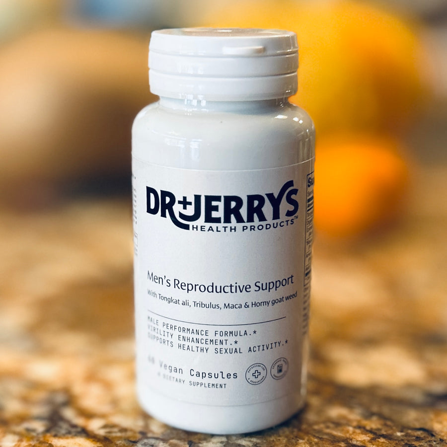 Dr. Jerry's Men's Vitality Support, 60 vegan capsules bottle