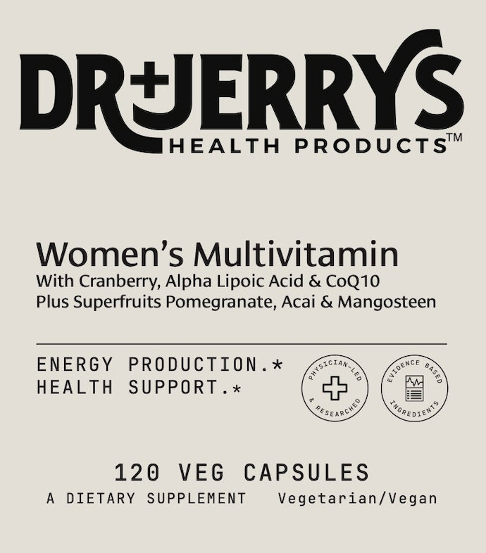 Dr. Jerry's Women's General Health Bundle (Women's multivitamin, Ultra Omega-3, Vitamin D3, Probiotics, B-complex)