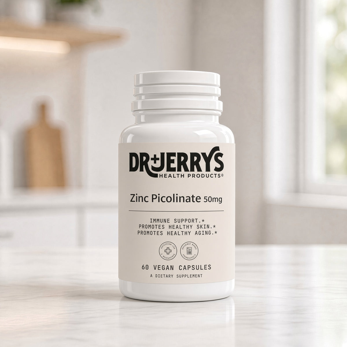 Dr. Jerry's Zinc Picolinate 50 mg, 60 vegan capsules
