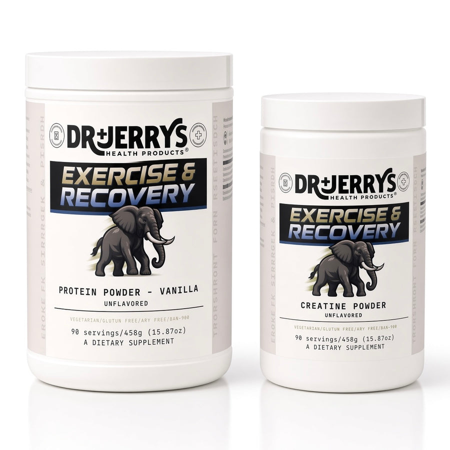 Dr. Jerry's Exercise & Recovery — Vanilla bottle